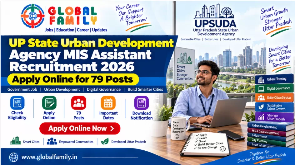 UP State Urban Development Agency MIS Assistant Recruitment 2026 – 79 Posts