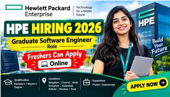 HPE Hiring 2026 – Graduate Software Engineer Jobs for Freshers | Apply Online