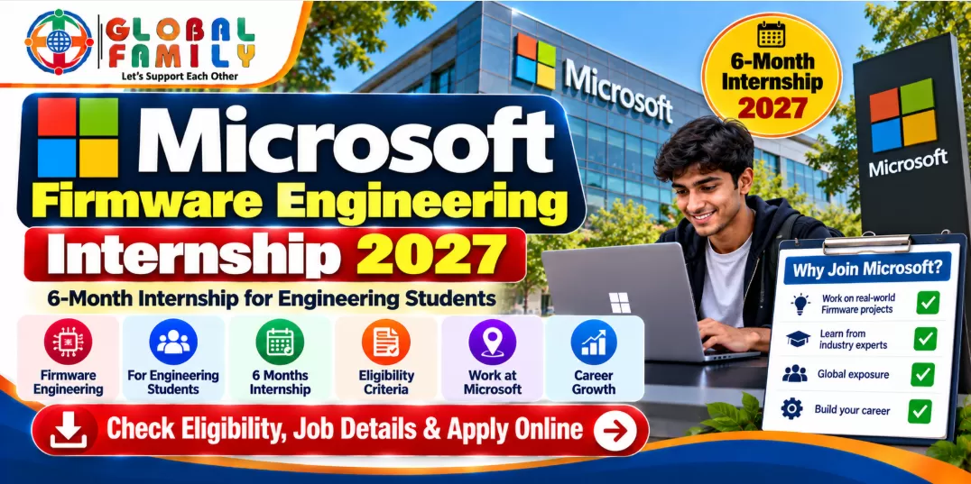 Microsoft Firmware Engineering Internship 2027: 6-Month Internship for Engineering Students